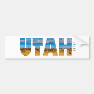 Utah, den Underbara staten Sjö Bildekal