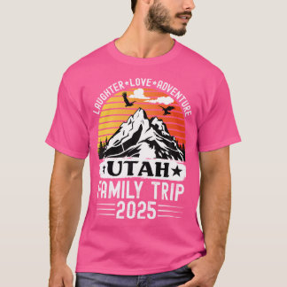 Utah Family Resa 2025 Mountain Camping Äventyr T T Shirt