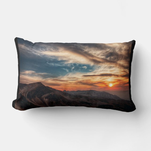 Utah Fiery Cloud Himlar Lumbarkudde (Framsida)