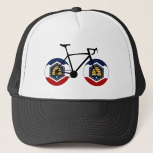 Utah Flagga Cycling Keps