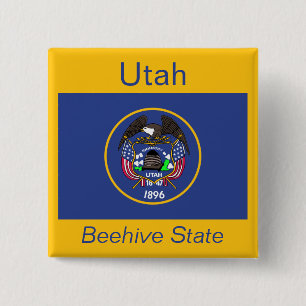 Utah Flagga-knapp Knapp