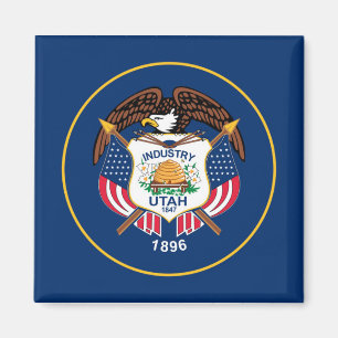 Utah flagga magnet