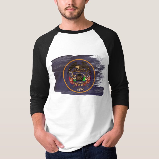 Utah flagga tee shirt (Framsida)