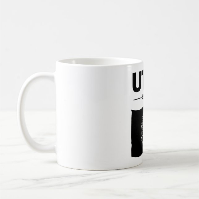 Utah flagga USA Kaffemugg (Vänster)