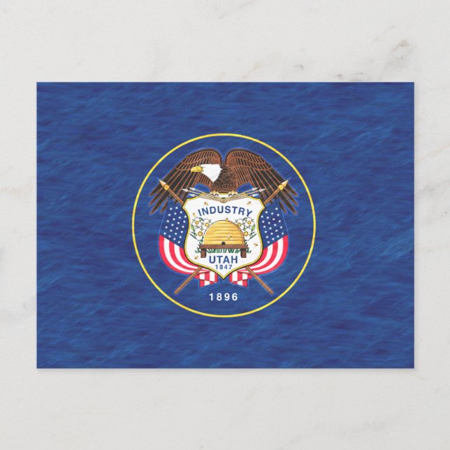 UTAH FLAGGA VYKORT (Framsida)