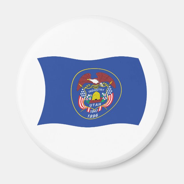 Utah Flaggmagnet Magnet (Framsidan)