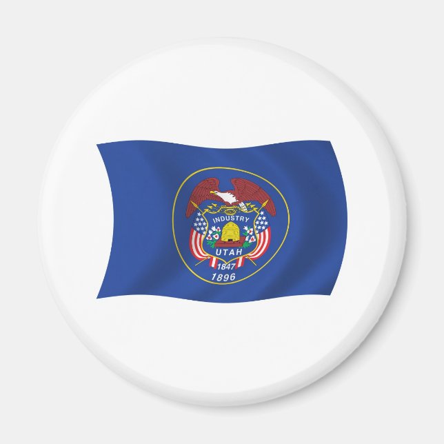 Utah Flaggmagnet Magnet (Framsidan)