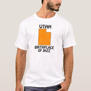 Utah - födelseort av Jazz Tee Shirt