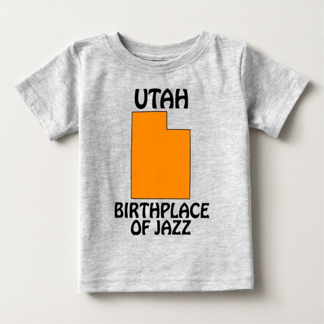 Utah - födelseorten Jazz T-shirt (Framsida)