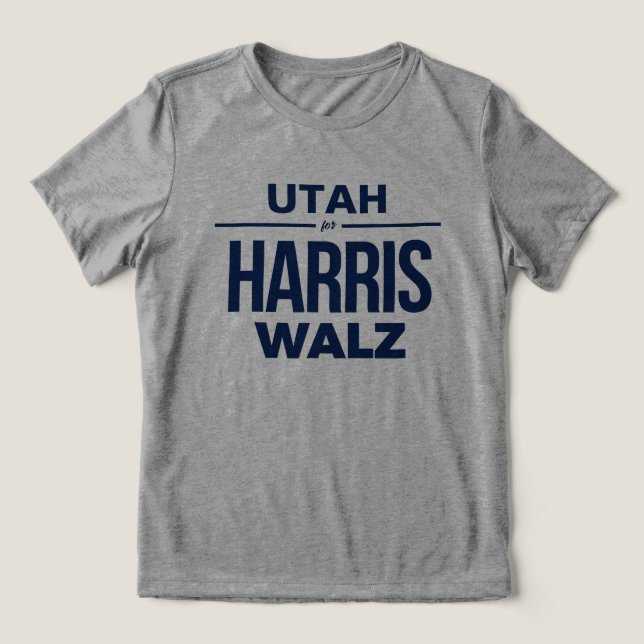 Utah för Harris Walz T Shirt (Design Framsida)