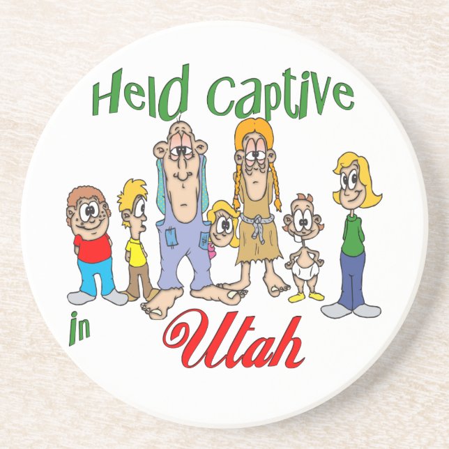 Utah Funny Trailer Park Sandstone Underlägg Sandsten (Framsidan)