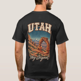 Utah Grafisk T-shirt Stay Original Utah Arches