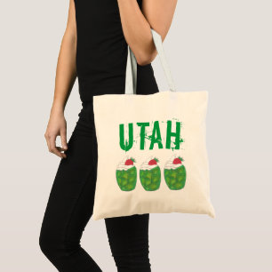 UTAH Grönt Gelatin Dessert Parfait Foodie Food Tygkasse