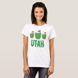 UTAH Grönt Gelatin Dessert Parfait Strawberry Food T-shirt