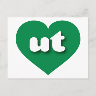 Utah grönt hjärta - I kärlek ut Vykort