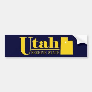 Utah guld bildekal