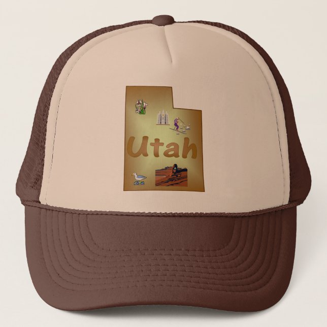 Utah hatt truckerkeps (Framsida)
