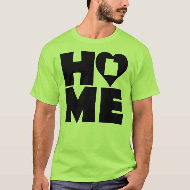 Utah Hem Stat Tröjor T-Shirt (Framsida)