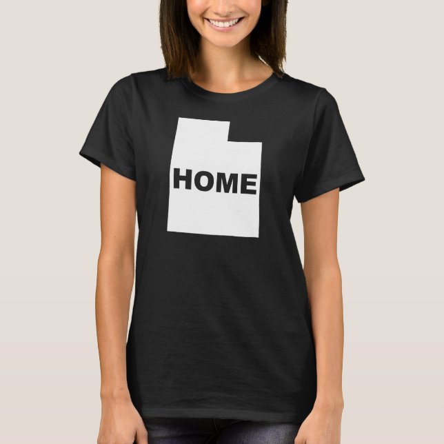 Utah Hemmet Borta Från Stat T-Shirt Tees (Framsida)