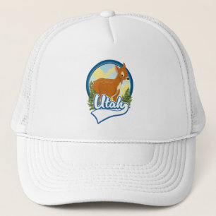 Utah Hjort Travel logotyp Keps