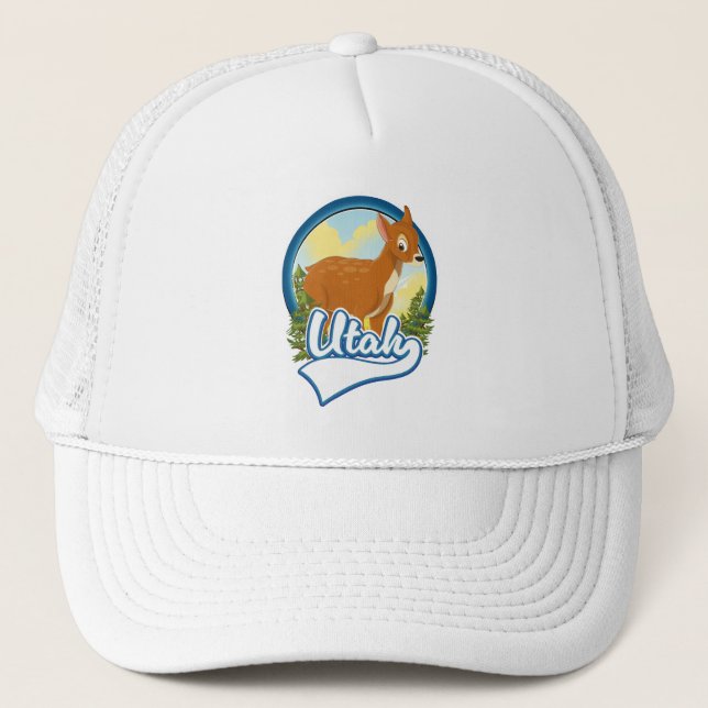 Utah Hjort Travel logotyp Keps (Framsida)