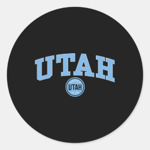 Utah Hockey Club Arch över grå Nhl officiellt lice Runt Klistermärke