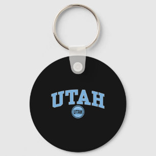 Utah Hockey Club Båge över grå Nhl officiellt lice Nyckelring