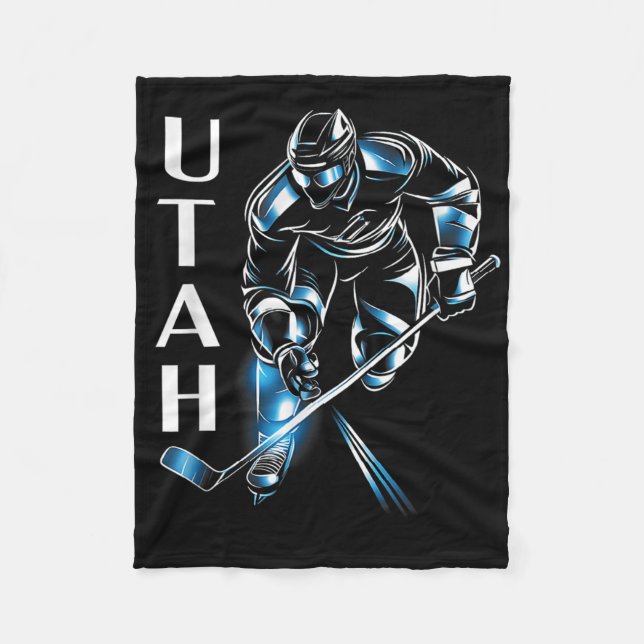 Utah Hockey Fleecefilt (Framsidan)