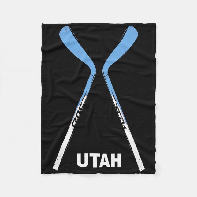 Utah Hockey Klockor  Fleecefilt (Framsidan)