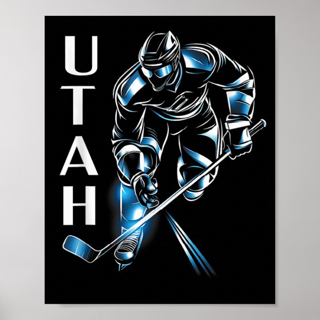 Utah Hockey Poster (Framsidan)