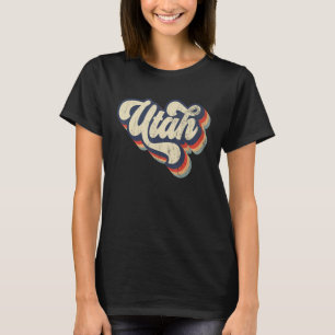 Utah Home State, USA, 70:s Vintage Retro Distress T Shirt