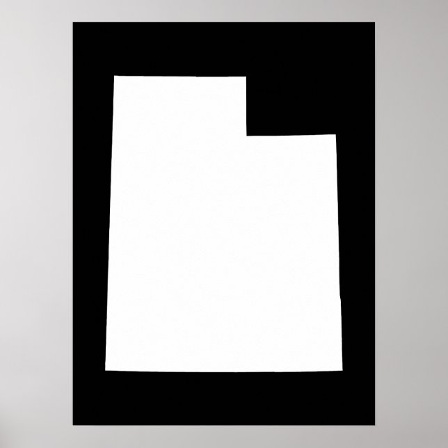 Utah i vitt poster (Framsidan)