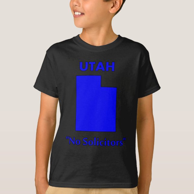 Utah - Inga försäljare T Shirt (Framsida)