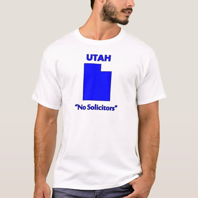 Utah - Inga försäljare Tee Shirt (Framsida)