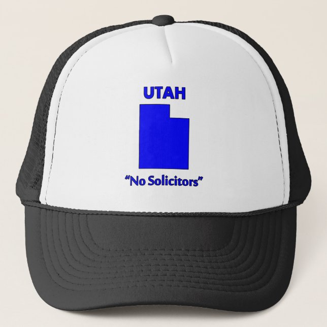 Utah - Inga försäljare Truckerkeps (Framsida)