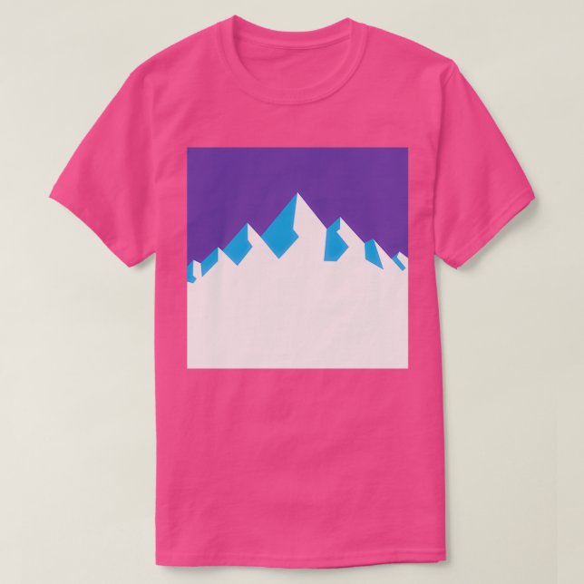 Utah Jazz Mountain T Shirt (Design framsida)