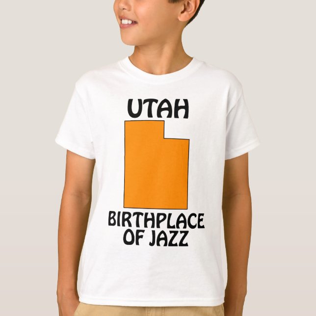 Utah - Jazzens födelseplats T Shirt (Framsida)