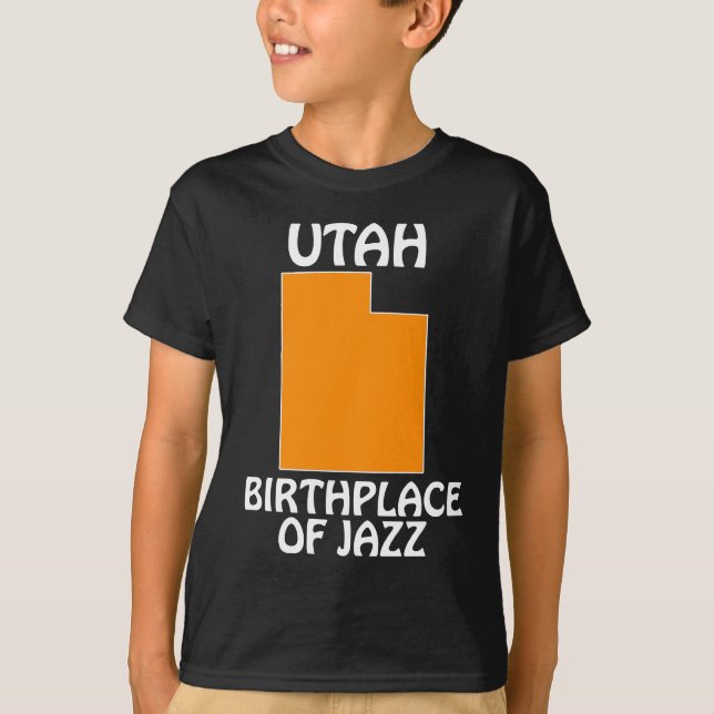 Utah - Jazzens födelseplats T-shirt (Framsida)