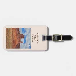 Utah - Kärlek-bagagetag Bagagebricka