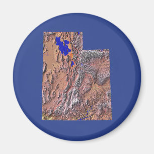 Utah Karta Magnet