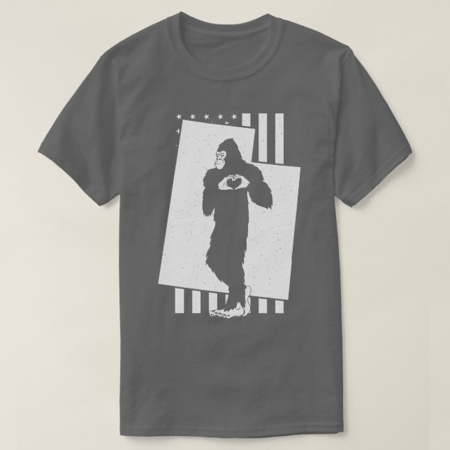 Utah Karta T Shirt (Design framsida)
