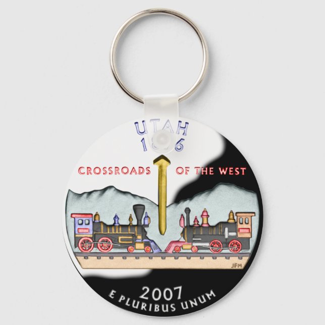 Utah Keychain Nyckelring (Framsida)