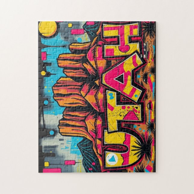 Utah-klädesplagg souvenir pussel (Vertikal)