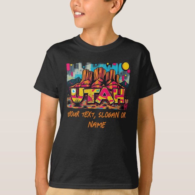 Utah-klädesplagg T Shirt (Framsida)