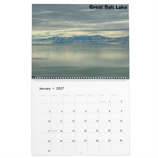 Utah landskap 2010 kalender (Jan 2027)