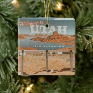 Utah Life Elevated Julgransprydnad Keramik