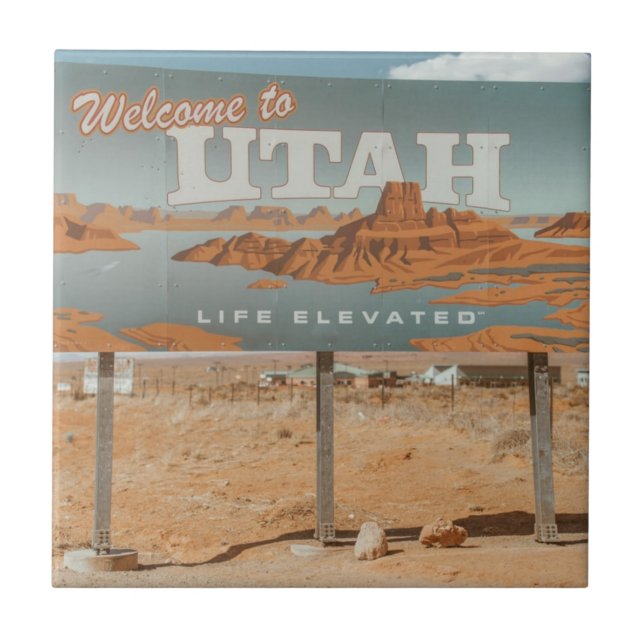 Utah Life Elevated Kakelplatta (Framsidan)