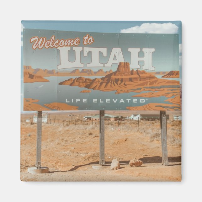 Utah Life Elevated Magnet (Framsidan)