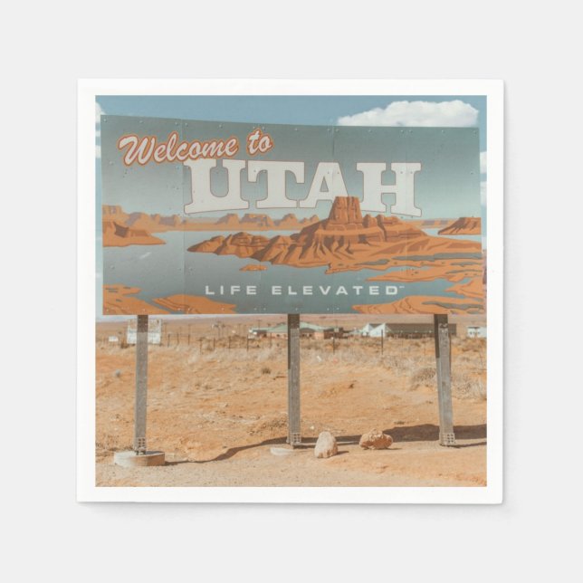 Utah Life Elevated Pappersservett (Framsidan)