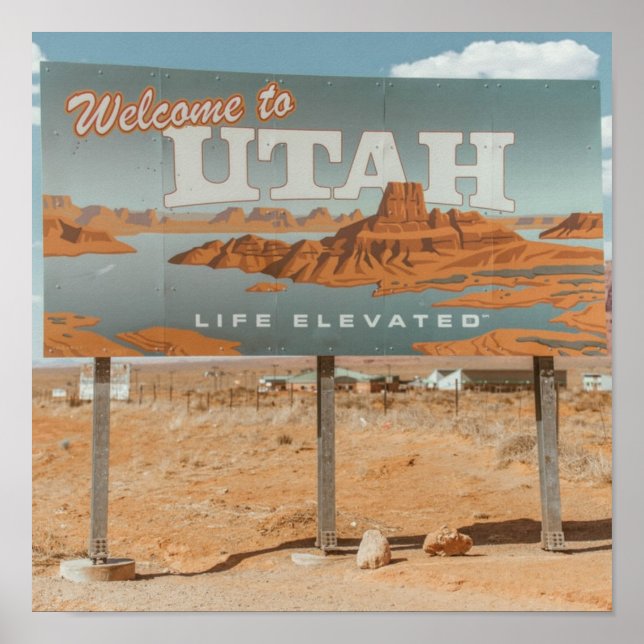 Utah Life Elevated Poster (Framsidan)